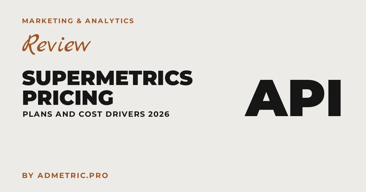 Supermetrics 가격 리뷰: 플랜, 비용, 애드온